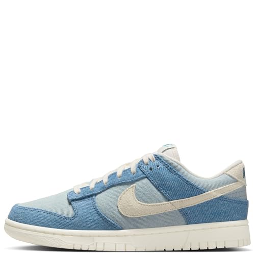 W NIKE DUNK LOW "SMOKEY BLUE/PALE IVORY-DENIM TURQ-OCHRE"