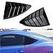 QTZXCVMNA for Toyota 86 Scion FR-S for Subaru BRZ 2013-2020 ABS Rear Window Quarter Louver Cover Side Vent Trim Car Adhesive Accessories(Gloss Black)