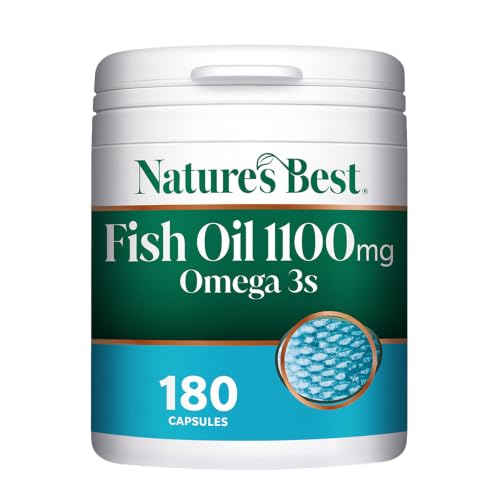 Image of Nature's Best Pure Fish Oil Capsules High Strength (1100mg), 180 Capsules