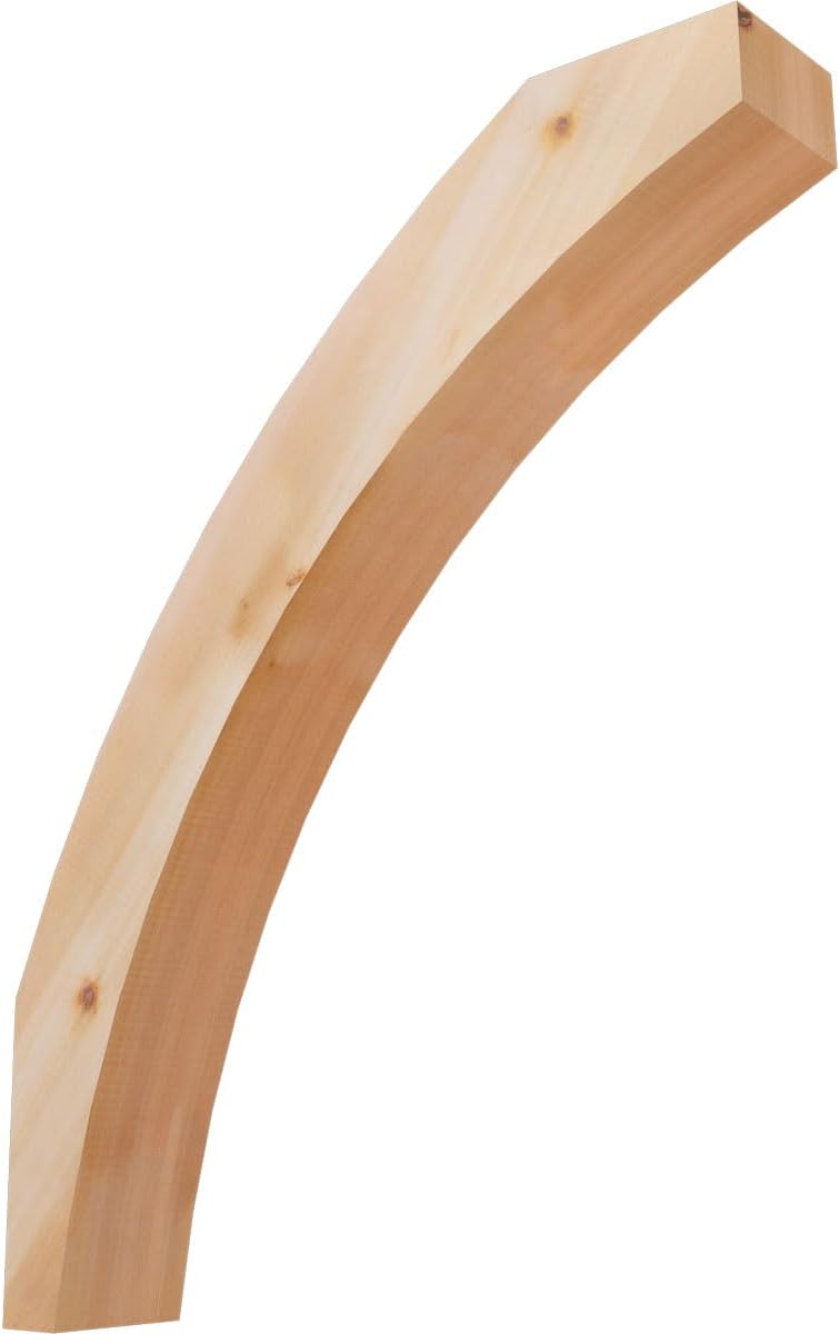 Ekena Millwork BRC04X32X32THR00SWR 3 1/2"W x 32"D x 32"H Thorton Smooth Knee Brace, Western Red Cedar