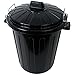 Produktbild CURVER Kunststoff Universaltonne Futtertonne Mülltonne Abfalleimer 46 Liter Deckel Bügelverschluss Schwarz