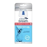 Fresh Breath Certified Wellness Collection Vet Strength Oral Care Clean Teeth Gel, 4oz - Freshens Dog Breath - Removes Plaque & Tartar - Cleans Teeth - Dog Dental Care - No Brushing Required