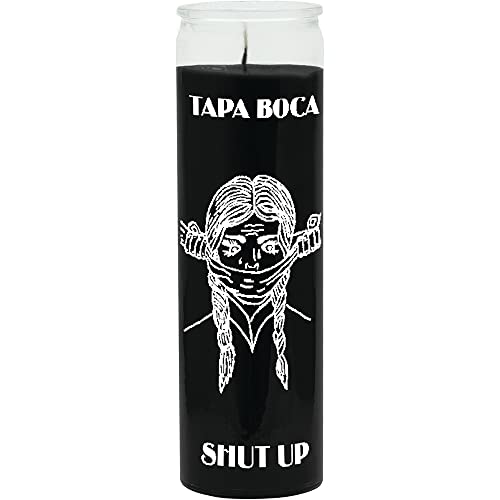 7 Day Ritual & Spiritual Candle-Shut UP Black