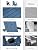 KINGYES Folding Adjustable Adirondack Chair with Retractable Ottoman, HDPE Reclining Adirondack Chair with Cup Holder, Blue