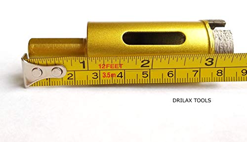 1 Inch Diamond Drill Bit Concrete Diamond Hole Saw Masonry Core Drill Bit Heavy Duty For Brick, Cinder Block 3/8 Inch Standard Shank Rotary Tools #TOP3