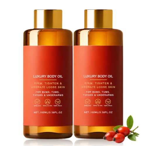 2 Stück Glow Remedy Oil Original - Körperöl Straffend - Glow Remedy Oil Strafft und Hebt Schlaffe Haut - Feuchtigkeitsspendendes Magic Luxury Body Oil mit Hagebuttenöl - Für Alle Hauttypen