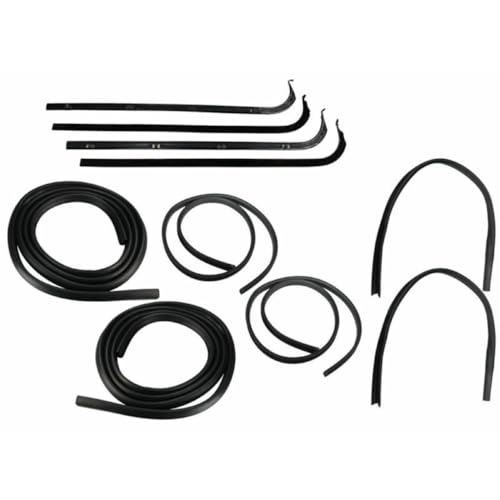 EASDCFSF Door & Window Run Channel Sweeps Seals Kit for Ford for F250 1967-1970 for F350 1967-1970 for F- 100 1967-1970 Truck