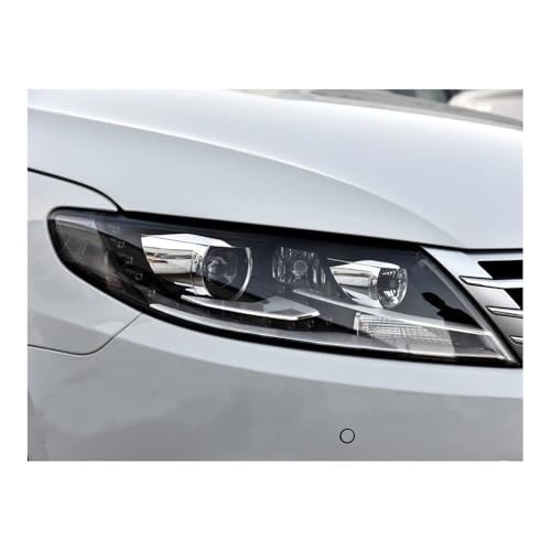 Coque d'abat-jour de phare premium en polycarbonate pour Passat 2013-2018
