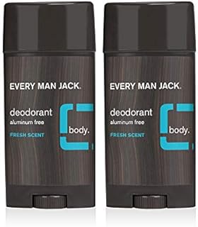 Every Man Jack Mens Fresh Scent Deodorant - Stay Fresh Safely with Aluminum Free Mens Deodorant - Odor Crushing, Long Last...