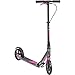LJHBC Monopattino Freno a Mano smorzamento Scooter Junior 2 turni Pieghevole Peso del Cuscinetto 120 kg Altezza Regolabile (Colore : Rosa)