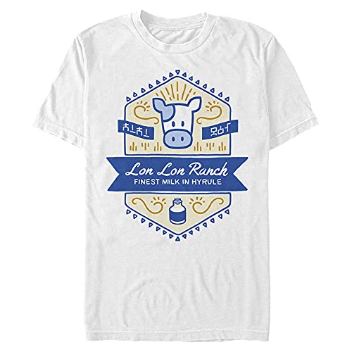 T-shirt Zelda Lon Lon Ranch vêtement geek coupe ajustée jeunes hommes