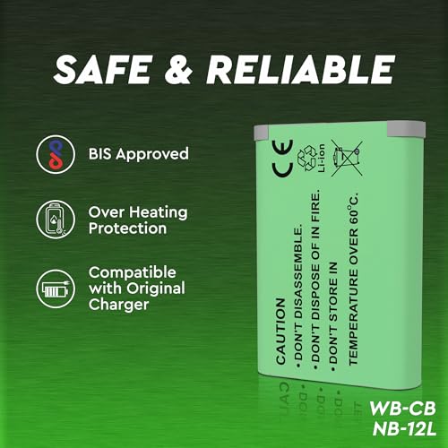 Image of WELBORN NB-12L Battery for Canon Cameras (2600mAh)