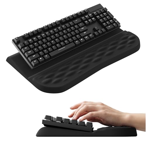 Laborio Keyboard Wrist Rest Stand for Desktop 2 Angle Ergonomic Computer Keyboard Stand Key Board Riser Holder with Wrist Support Arm Rest for Office Home Desk