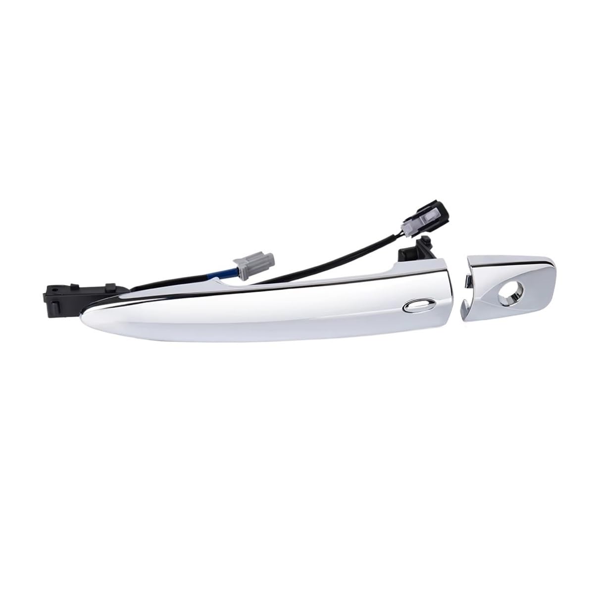 RAtsch Car Side Exterior Door Handle Left Front Door Handle for Leaf for Maxima for Sentra 2009-2018 80645-1AA0A Exterior Chrome L48A