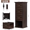 Amazon.com: Tribesigns 4-Drawer File Cabinet Filing Cabinet, Vertical ...