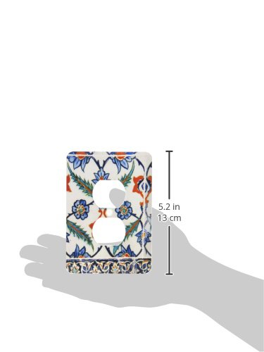 Placa decorativa para interruptor con azulejos de Iznik Estambul 3