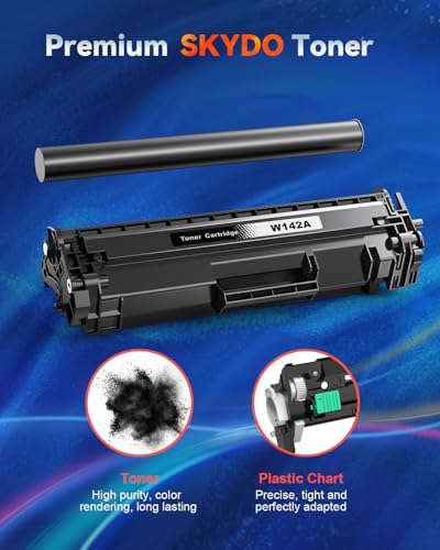 Toner 142A (bez chipu) kompatybilny z HP 142A czarny 142X, do HP Laserjet MFP M140w Toner M110w M110 MFP M140 MFP M139w M139 W1420X (1 opakowanie tonera W1420A)