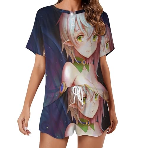 Pyjama femme manches courtes Fée Fée pour stopper la chaleur la nuit