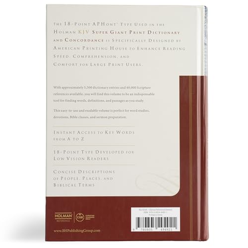Image of KJV Super Giant Print Dictionary & Concordance