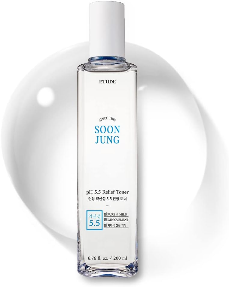 House Non-comedogenic Hypoallergenic & Fragrance Free Soonjung Ph5.5 Relief Toner For Face - 200ml