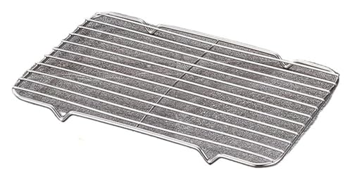 Étagère en maille de barbecue durable en acier inoxydable argenté - 2