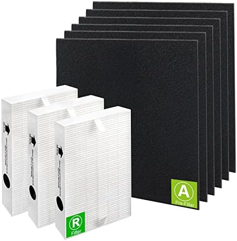 HRF-R3 Replacement Honeywell HPA300 Replacement Filter Pack - 6 HEPA R Filters 6 Pre-Filters For Fresh, Clean Air Air Purifier Filters Pack - Foto 7