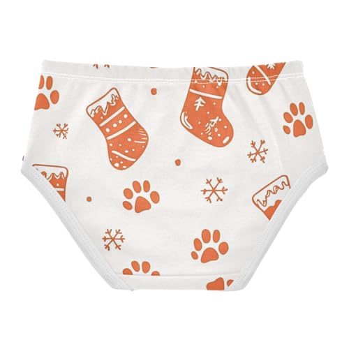 Girls' Organic Cotton Panties Briefs Underwear for Toddler Christmas Stockings2