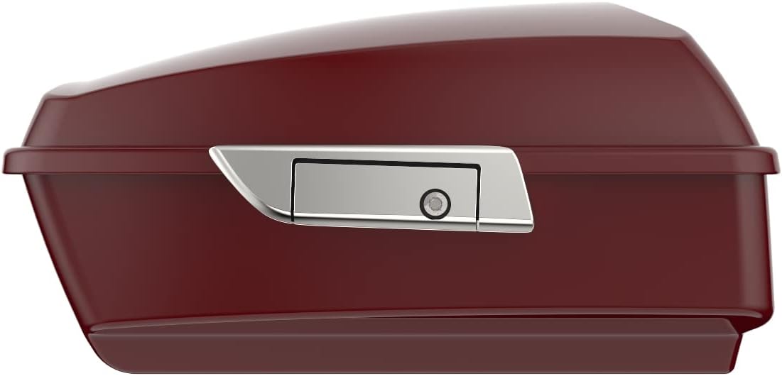 Tour Pack for Harley, Chopped Touring Pack Trunk for Harley Touring CVO Road King Road Glide Street Glide Electra Glide 2014-2026 Billiard Red