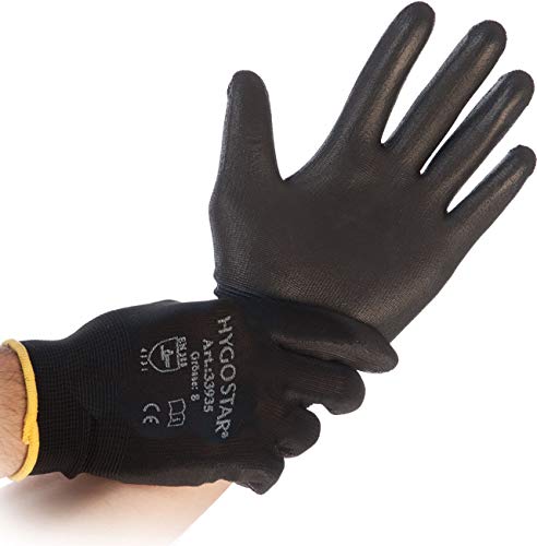 Preisvergleich Produktbild franz mensch Arbeitshandschuh"BLACK ACE" HYGOSTAR