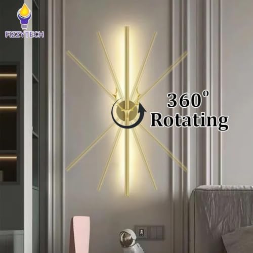 Image of fizzytech LED Deer Wall Lamp with 3 Colour Changing Modes, Decorative Wall Light for Bedroom, Living Room, Hallway, Kids Room & Home Decor, Pack of 2