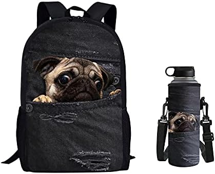 Belidome Kids School Backpack Set with Bottle Holder Bag for Boys Girls Large Lightweight