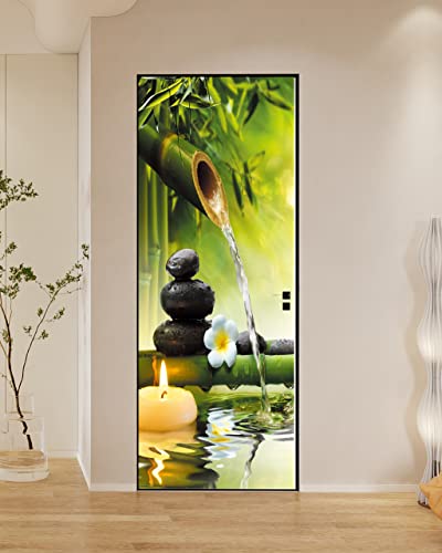 Door Sticker - Flfk 3D Door Mural Peel And Stick, Removable Self-Adhesive Modern Door Wallpaper For Home Decor, 30.3 "W X 78.7 "L, Set Of 2 Sheets #TOP3