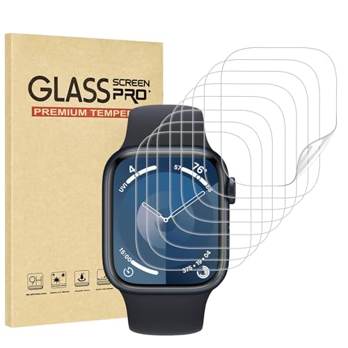 Film Apple Watch 45mm Series 9 protecteur ecran iWatch anti rayure transparent sans bulle