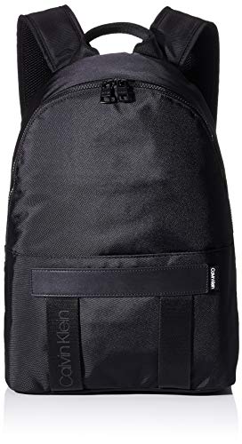 Calvin Klein NASTRO Logo Backpack  Mochilas para Hombre  Negro  OS