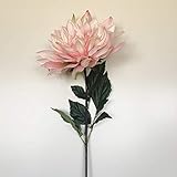 flor artificial gigante Diámetro de la flor: 28 cm. Altura total: 110 cm. Color rosa.