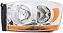Dorman 1591987 Driver Side Headlight Assembly Compatible with Select Dodge Models