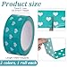 GOMAKERER 2 Roll 2 Colors Heart Tapes, 4.5cm/1.77 Inch Width Decorative Tape Stickers Storage Packaging Tape Roll Self-Adhesive Sealing Tape for Packaging Shipping Crafting