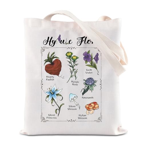 Bolsa Tote KUIYAI inspirada en video juegos Flora miniatura 1