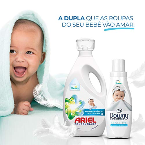 Downy Sensitive Hipoalergênico - Amaciante Concentrado para Roupa de Bebêm 1,35L