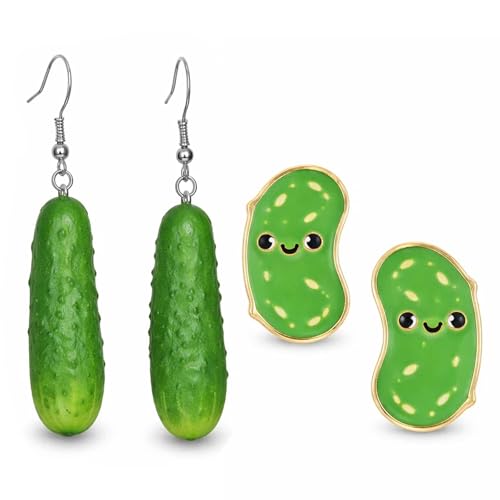 2 PCS Pickle Earrings for Women, Pickleball...
