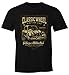 Produktbild MoonWorks Herren T-Shirt Oldschool Retro Auto schwarz M