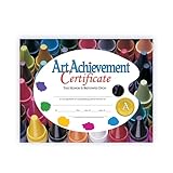 Hayes Art Achievement Certificate Style A, 8-1/2 x 11 Inches, Pack of 30