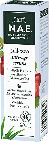 N.A.E. Naturale Antica Erboristeria bellezza serum przeciw starzeniu się, certyfikat COSMOS Organic i wegańska formuła, 1 opakowanie (1 x 30 ml)