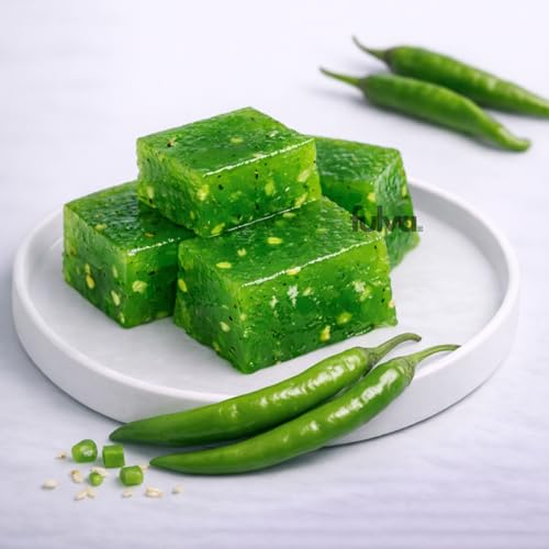 Image of Fulva Green Chilli Halwa 200g, Authentic Kozhikoden Halwas, Traditional Kerala Sweet, Soft Chewy Spicy-Sweet Indian Dessert, Kerala Halwa, Gourmet Festival & Gifting Mithai