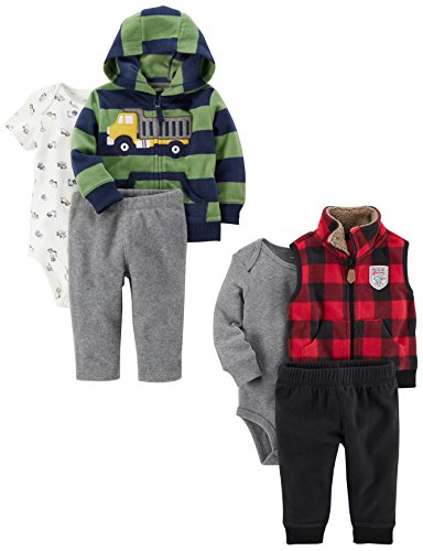 Image of Carter's Baby Boys' Jacket and Vest Sets