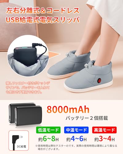 covvll 電気スリッパ コードレス Lサイズ