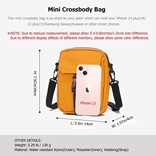 Jinfield Small Crossbody Bag Nylon: Messenger Bags Side Bag Casual Satchel Shoulder Pouch Mini Purse Sling Pack For Boy Girl #TOP1