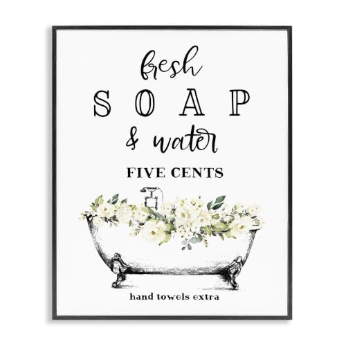 'Fresh Soap & Water Bath Tub'| Framed Giclee Art