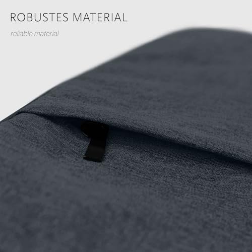 Funda para OnePlus Pad 3 acolchada de nailon impermeable con bolsillo exterior 7