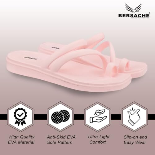 Image of BERSACHE Extra Soft Classic Casual CHAPPAL with Regular wear with Ultra Soft & Flexibility Technology Flip-flops for Women 's